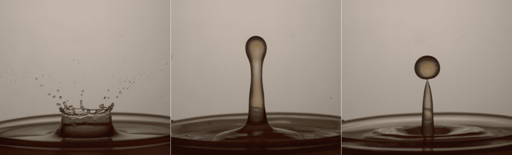 Fluid Dynamics Slow-motion Captured on Chronos